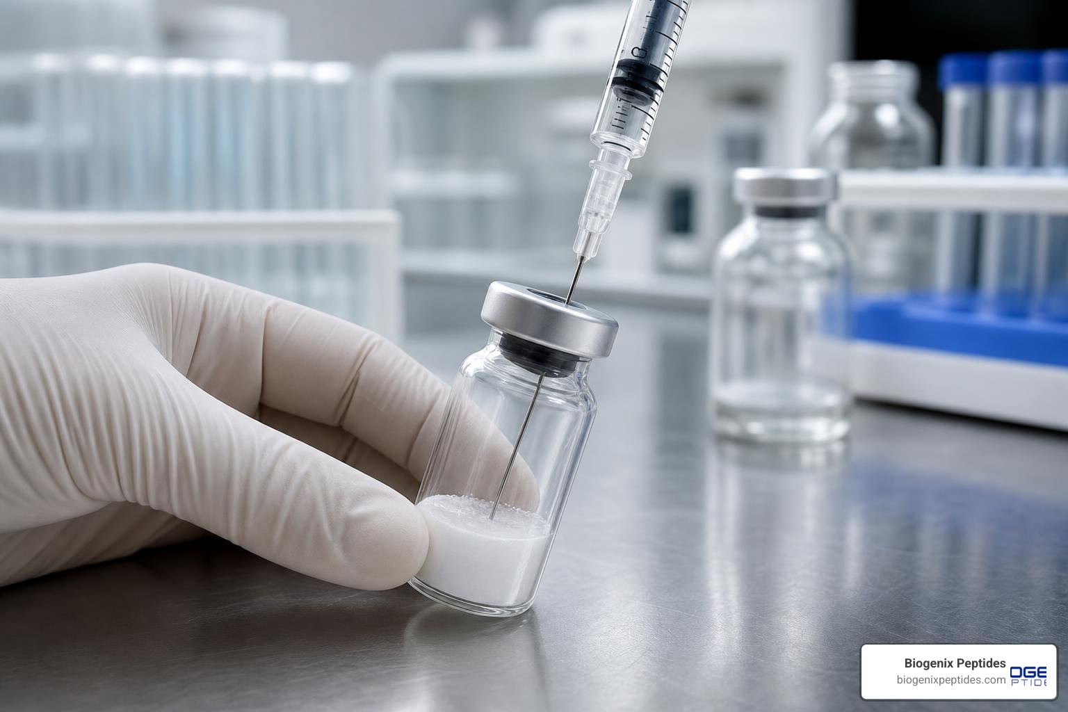 TB-500 5mg lyophilized peptide vial reconstitution TB-500 5mg lyophilized peptide vial reconstitution