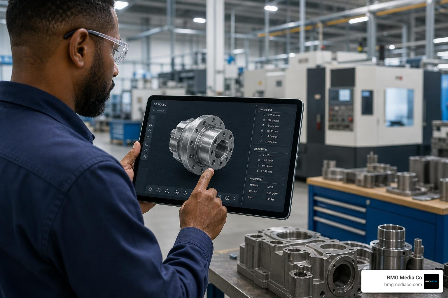 Interactive 3D product explorer interface for manufacturing catalogs