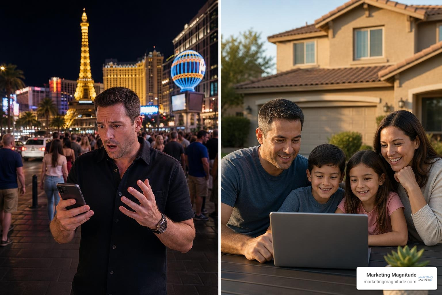 Comparison of resident-focused trust search vs tourist-focused high-urgency search behavior in Nevada Comparison of resident-focused trust search vs tourist-focused high-urgency search behavior in Nevada