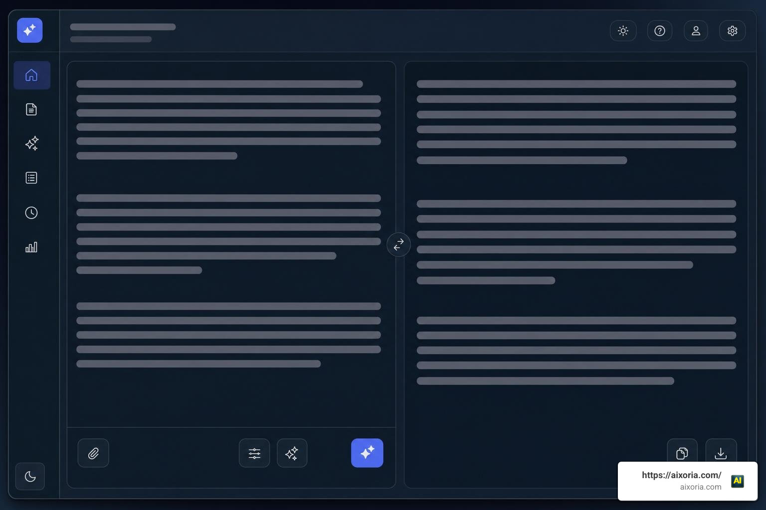 Clever AI Humanizer workspace interface showing input and output panels
