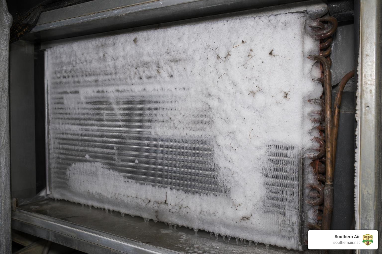 ice buildup on AC evaporator coils due to restricted airflow ice buildup on AC evaporator coils due to restricted airflow