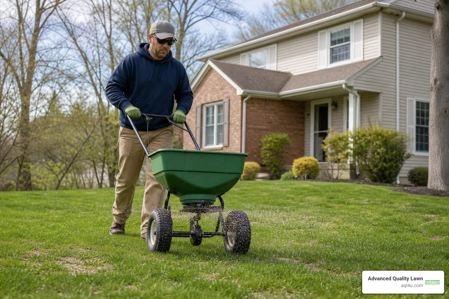 applying pre-emergent herbicide to lawn in spring applying pre-emergent herbicide to lawn in spring
