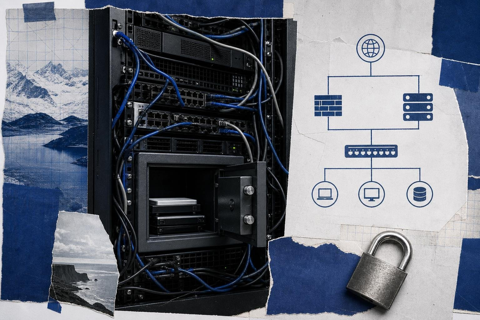 Sovereign self-hosted network architecture layout