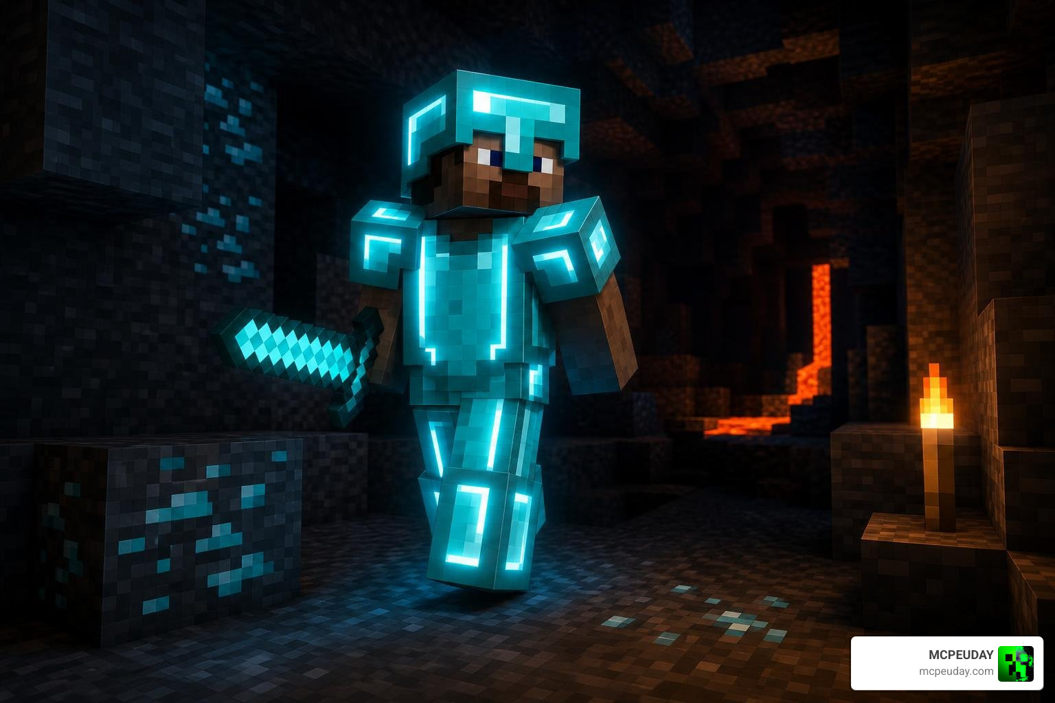Glowing armor Minecraft