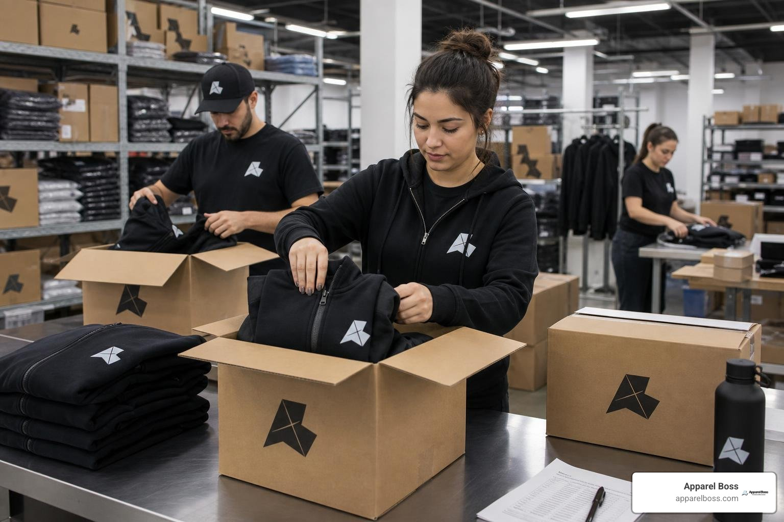 Custom branded apparel and merchandise by Apparel Boss
