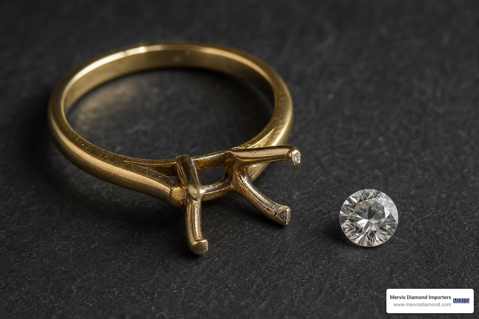 Damaged jewelry setting from abrasive cleaning