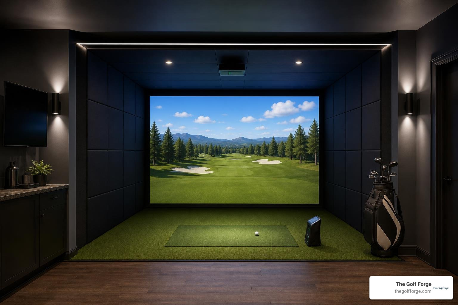 Secure private simulator bay with modern technology Secure private simulator bay with modern technology