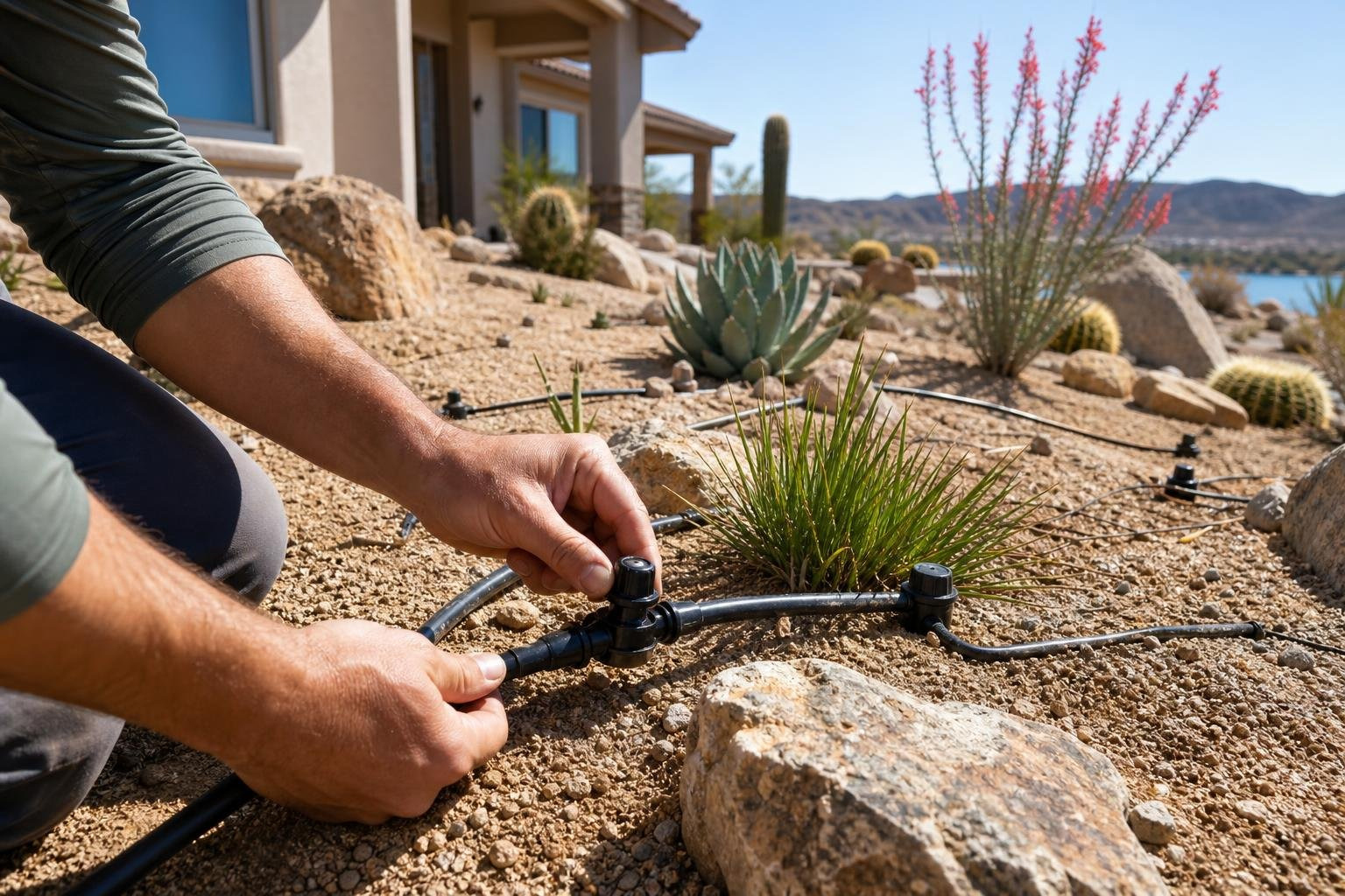 drip irrigation system installation