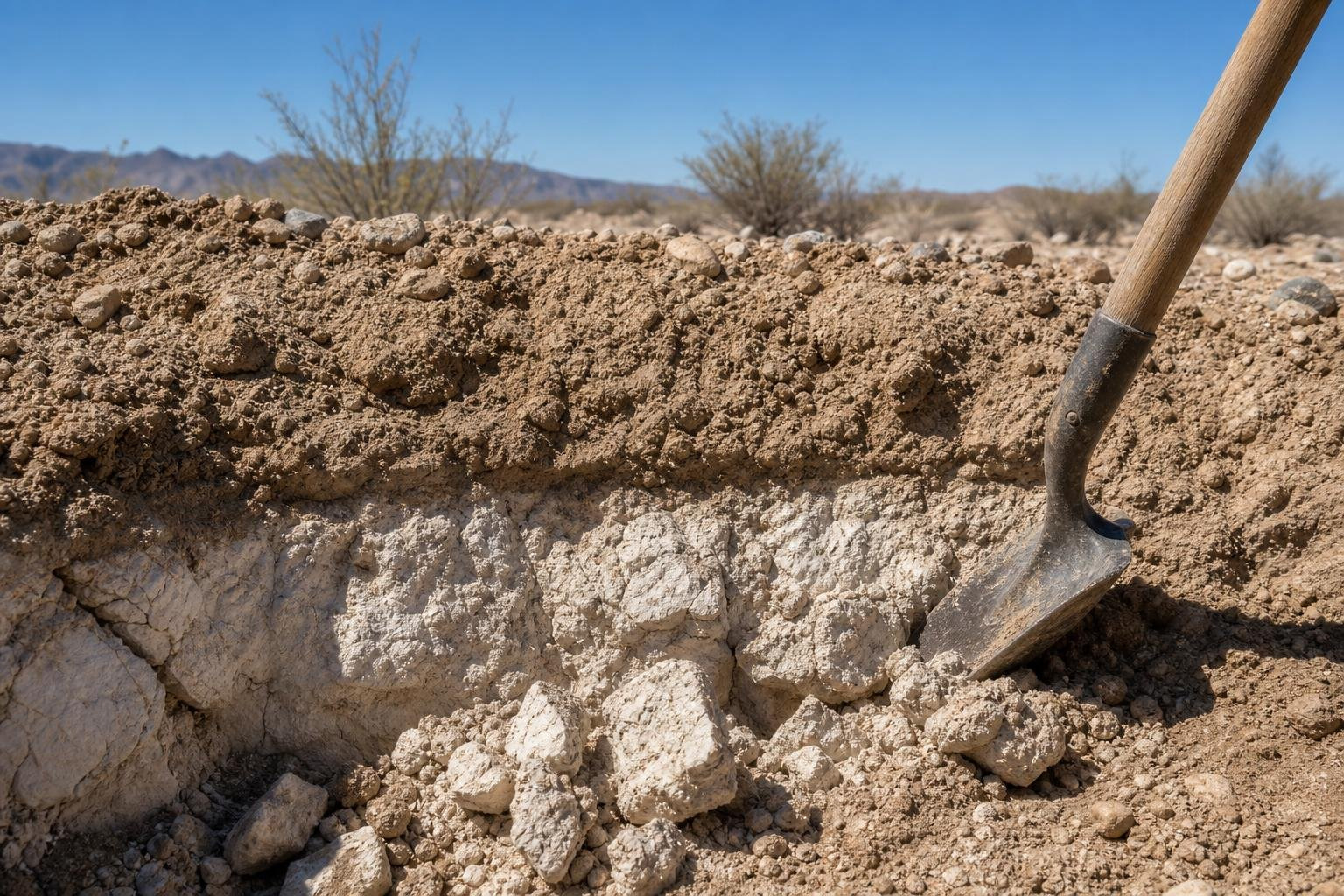 caliche soil excavation