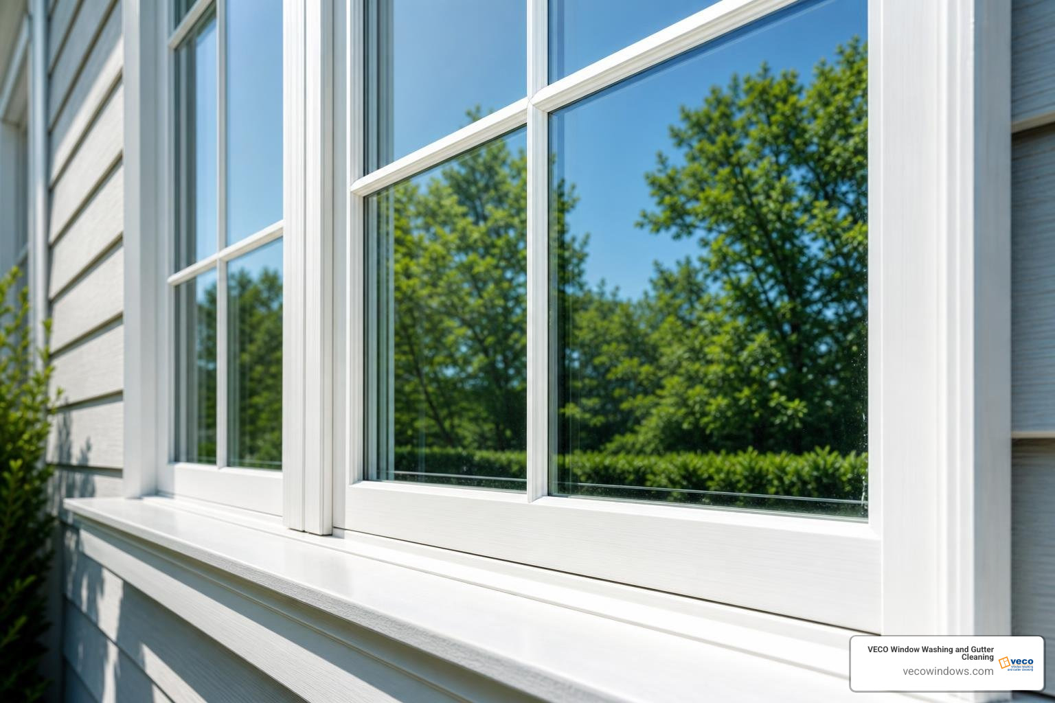 sparkling clean home windows after professional washing
