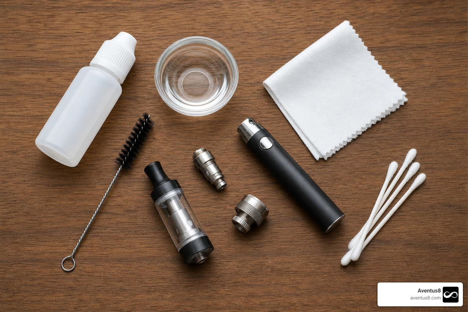 Vape pen maintenance and cleaning tools