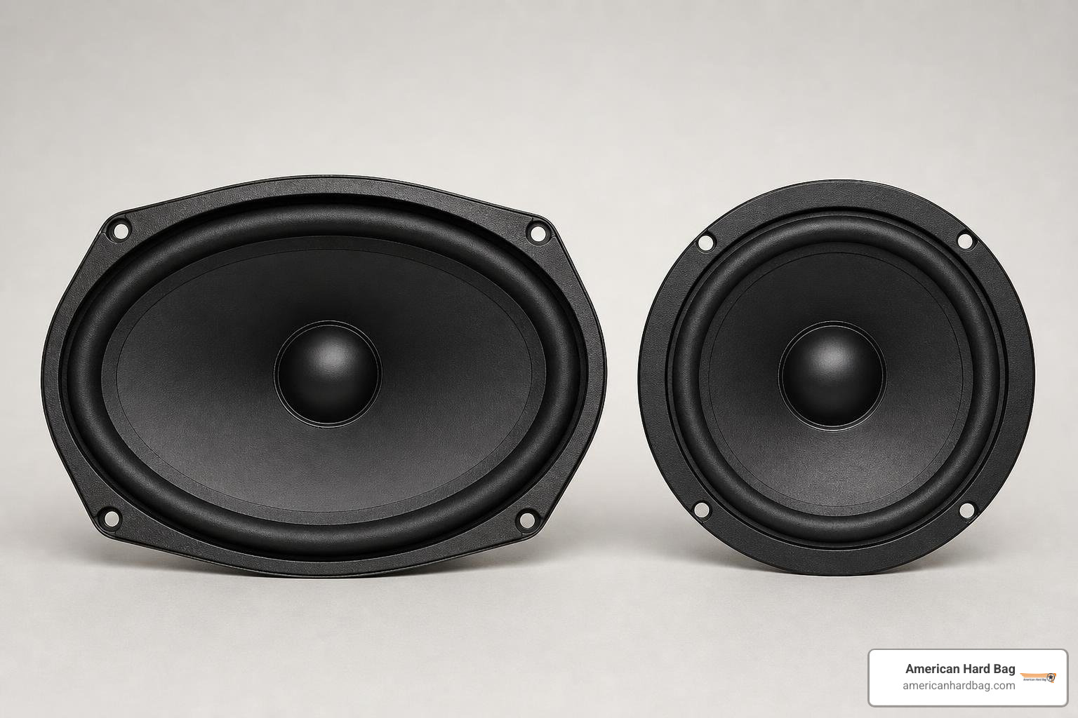 Comparison profile of 6x9 and 6.5-inch speakers