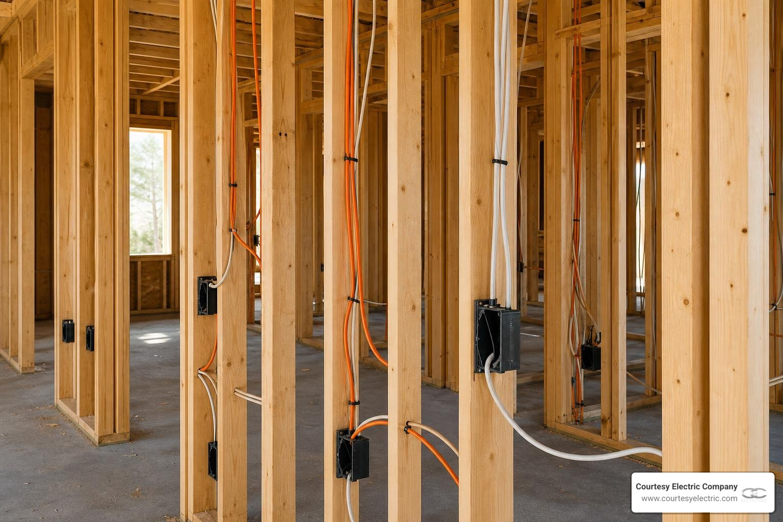 rough-in electrical wiring in wall studs rough-in electrical wiring in wall studs