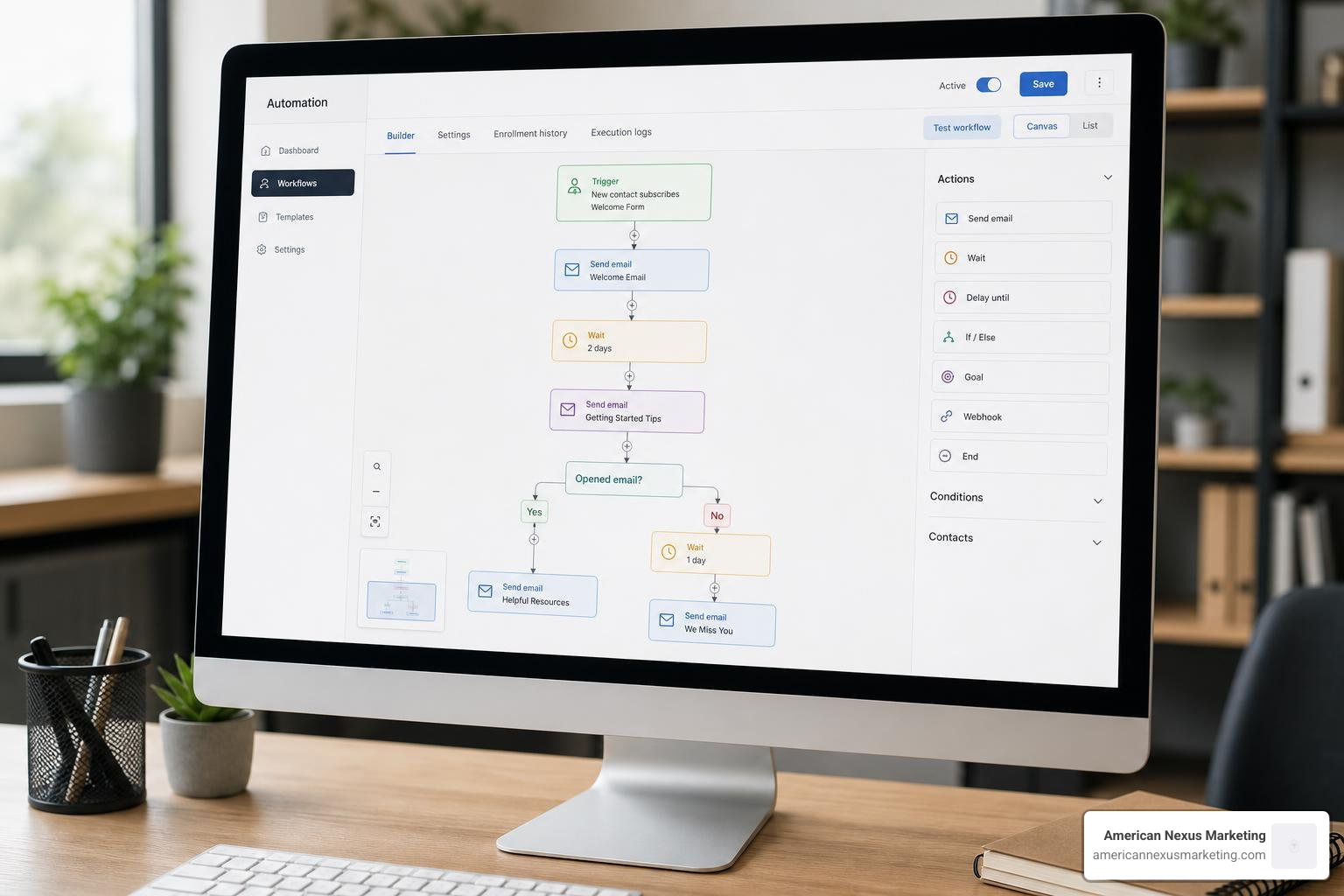 email automation workflow builder showing trigger-based sequence steps email automation workflow builder showing trigger-based sequence steps