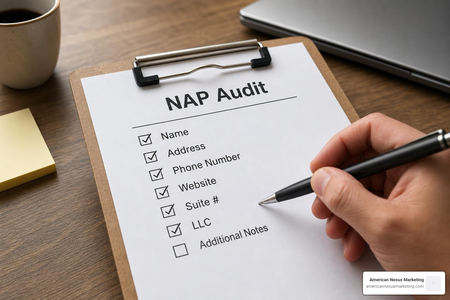 Checklist of common formatting errors and hidden NAP killers Checklist of common formatting errors and hidden NAP killers