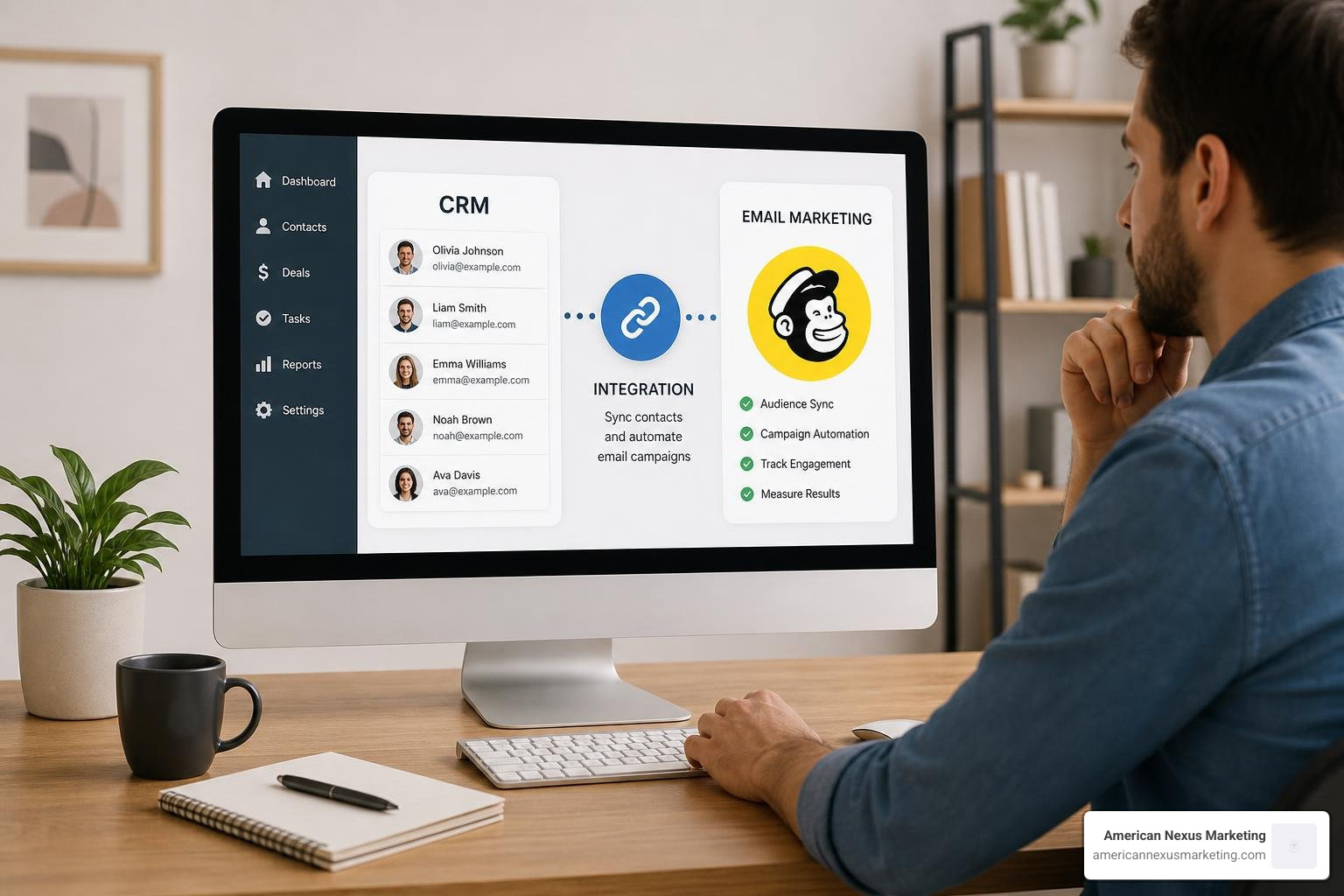 Step-by-step setup for CRM to Mailchimp integration