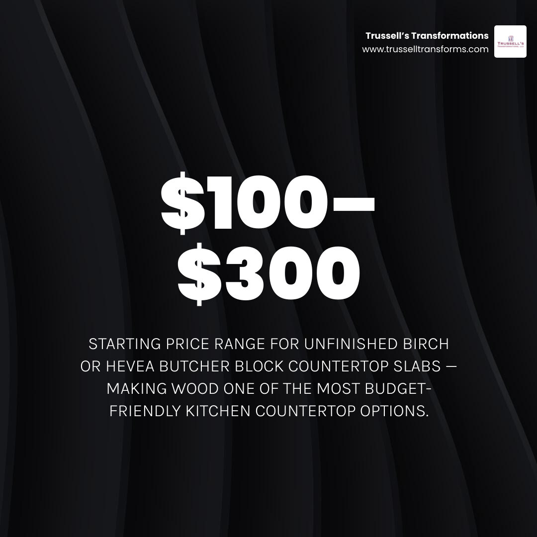 Benefits Of Butcher Block Countertops Vs Other Kitchen Countertop Materials Infographic Benefits Of Butcher Block Countertops Vs Other Kitchen Countertop Materials Infographic