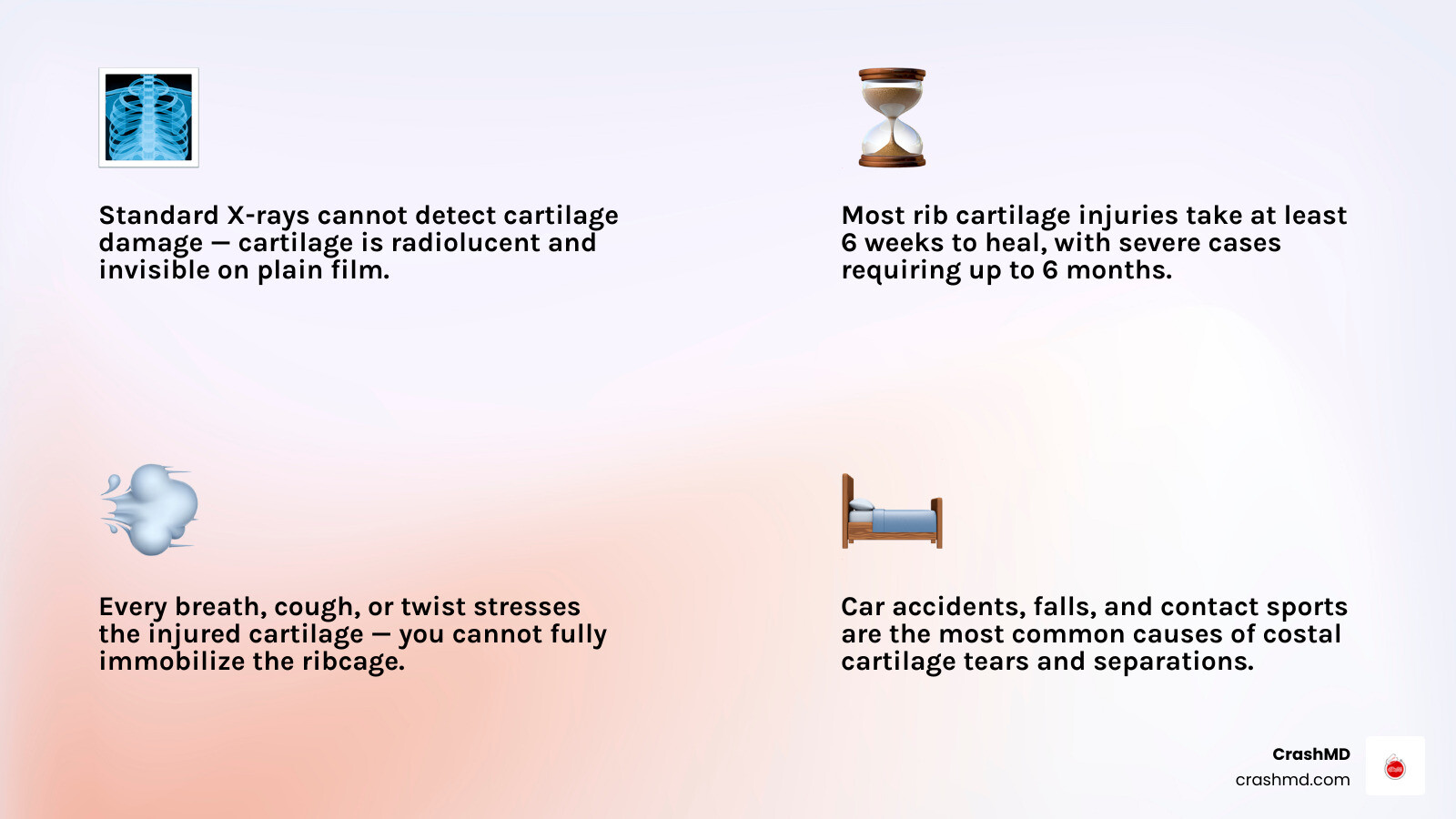 Rib cartilage injury recovery timeline infographic showing healing stages from 2 weeks to 6 months infographic Rib cartilage injury recovery timeline infographic showing healing stages from 2 weeks to 6 months infographic