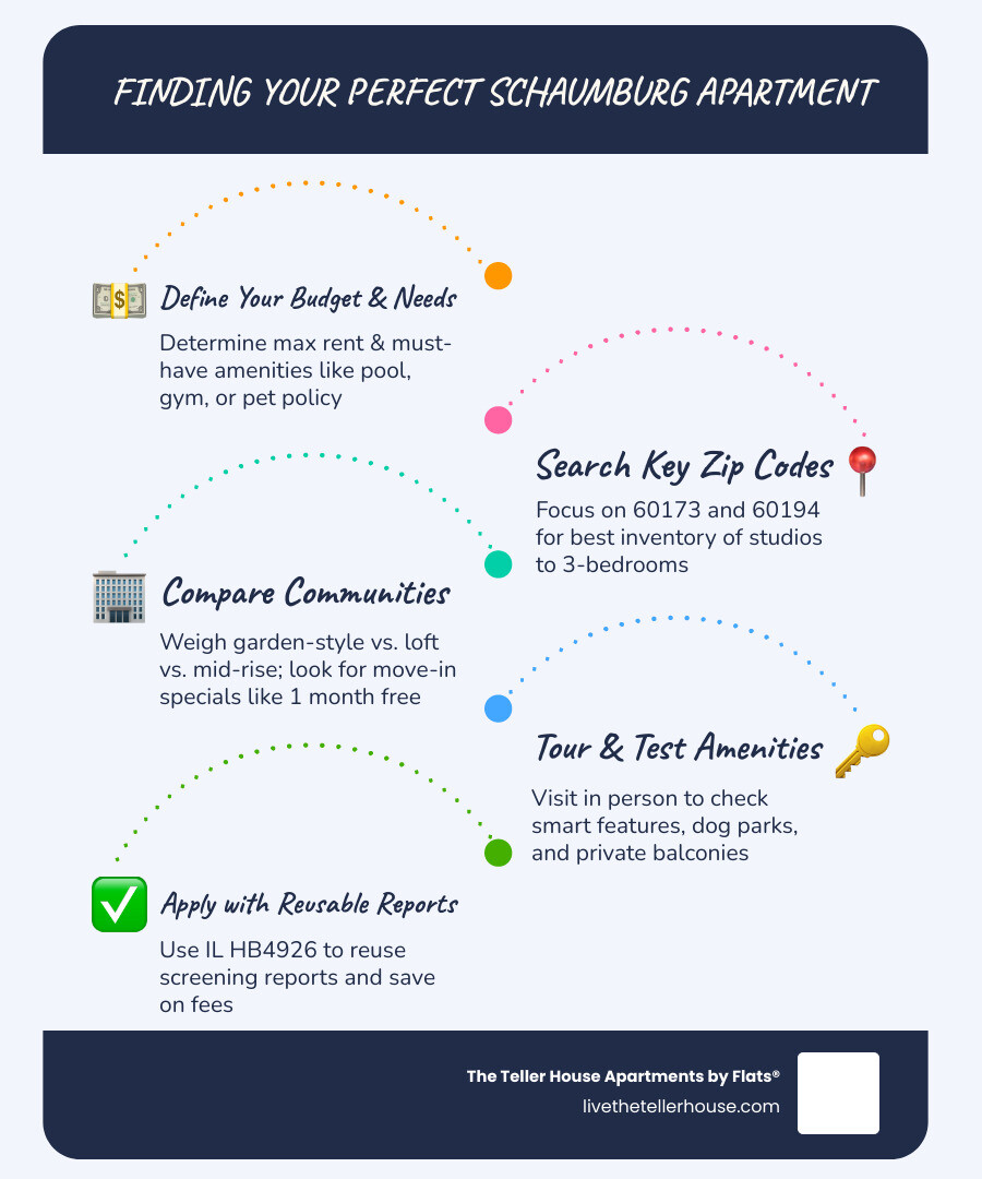 Schaumburg IL apartment rental market overview infographic infographic