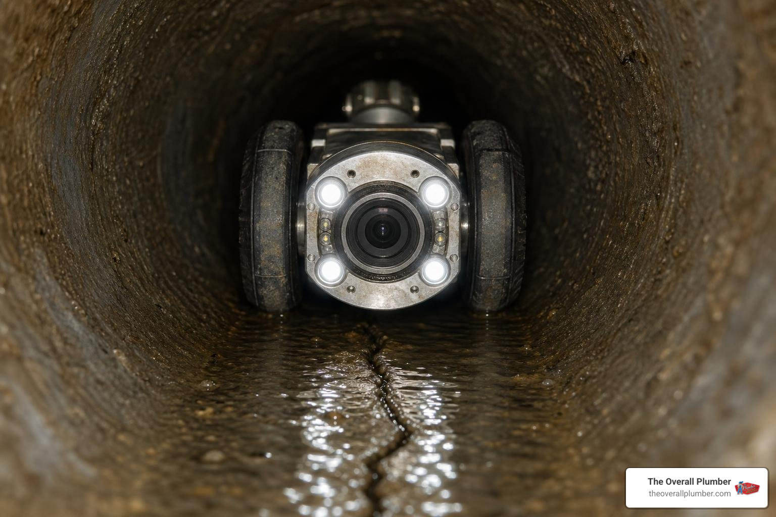 self-leveling camera head navigating a pipeline self-leveling camera head navigating a pipeline