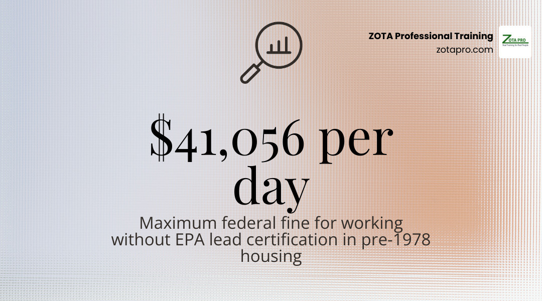 Infographic: EPA lead class types, durations, who needs them, and key compliance facts infographic