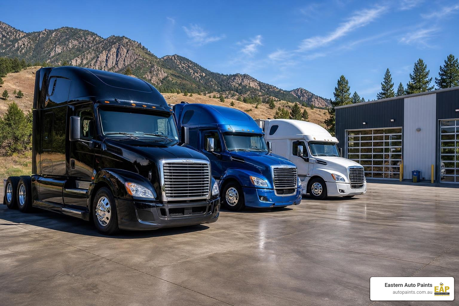 industrial coating supplier commercial vehicle fleet high-gloss protective finish