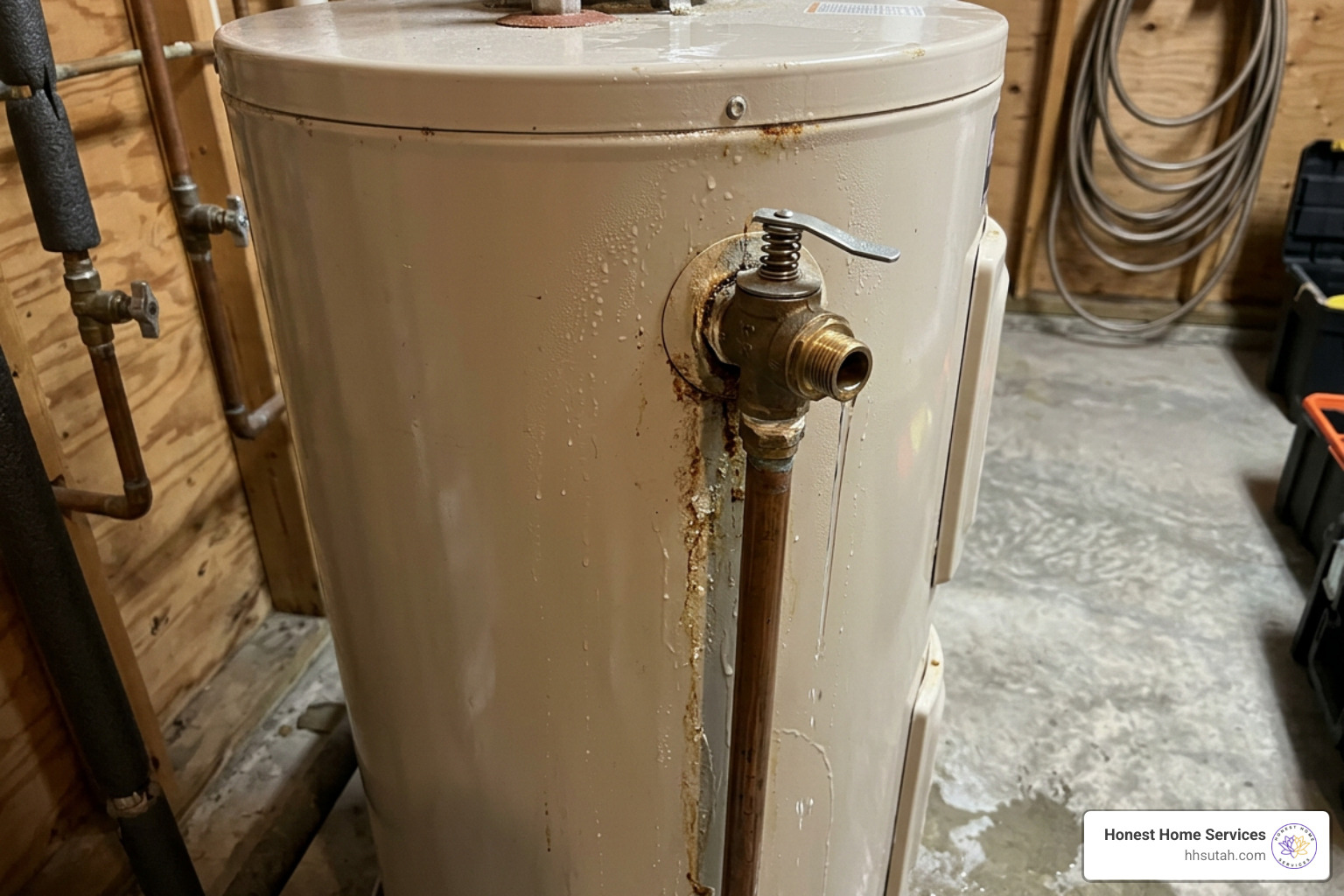 leaking pressure relief valve on a water heater leaking pressure relief valve on a water heater