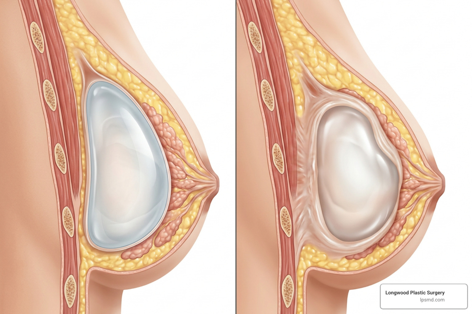 healthy tissue capsule versus capsular contracture healthy tissue capsule versus capsular contracture