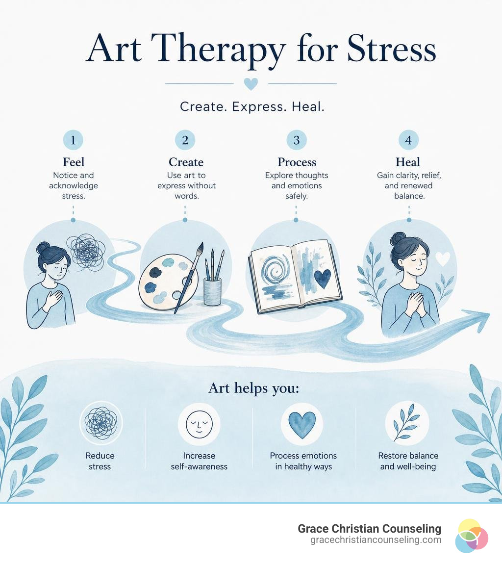 Diagram of the Expressive Therapies Continuum showing the transition from sensory to symbolic processing
