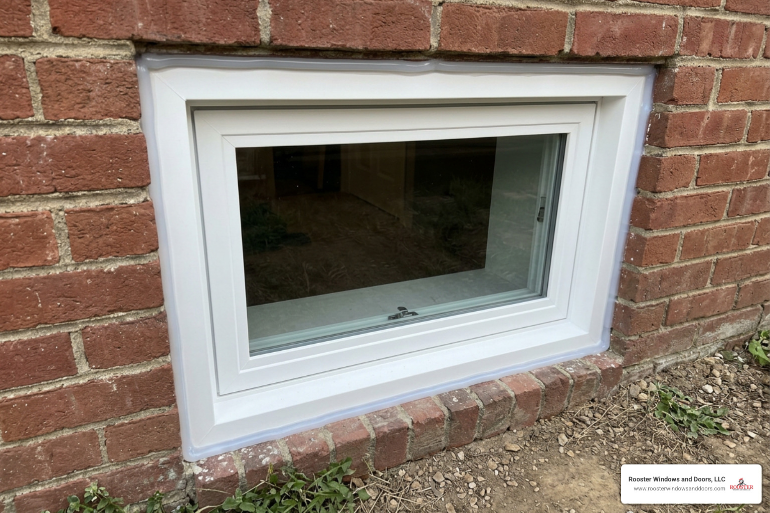 properly sealed exterior hopper window properly sealed exterior hopper window