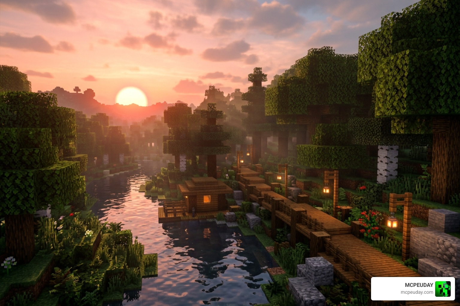 Luna Vibrant Visual Shaders Minecraft RenderDragon deferred lighting