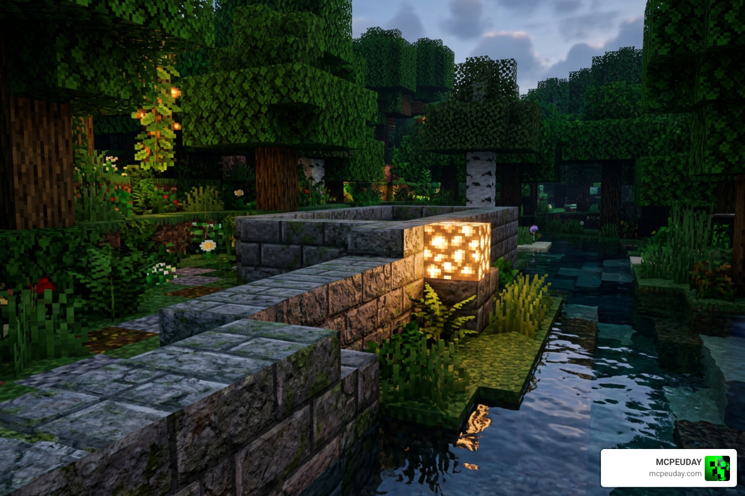 PBR textures and realistic reflections in Minecraft Bedrock