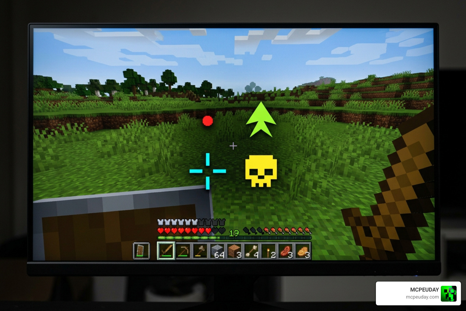 different crosshair styles and custom shapes