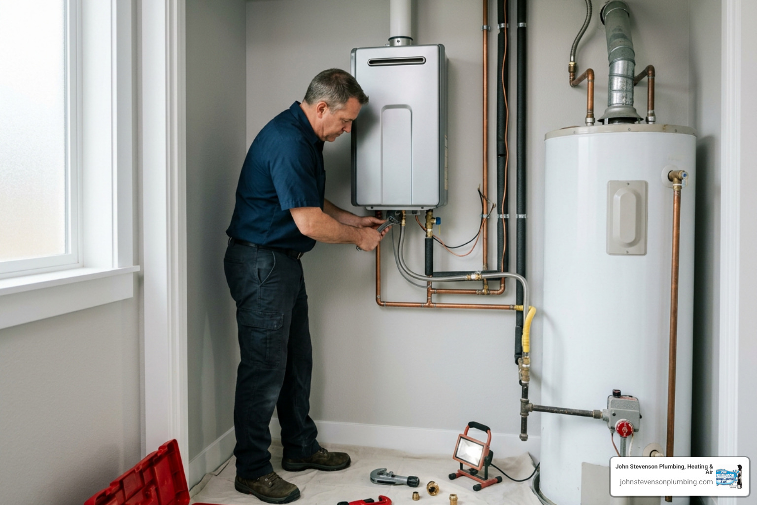 switching from tank to tankless water heater
