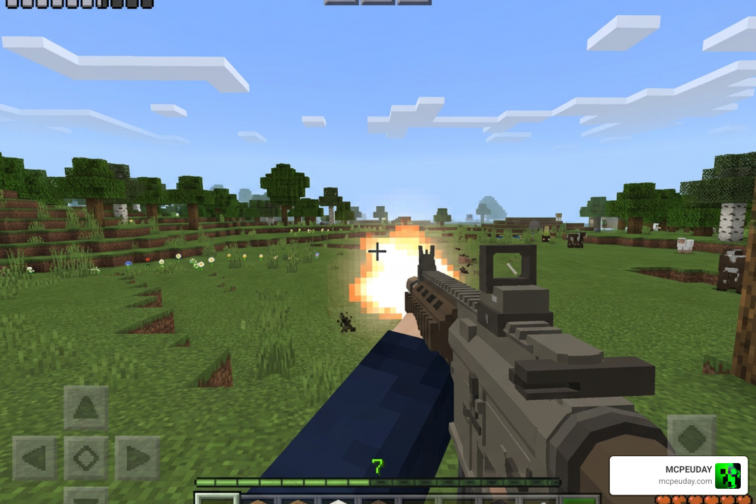 Aiming down sights and dynamic recoil mechanics in Minecraft Bedrock Aiming down sights and dynamic recoil mechanics in Minecraft Bedrock