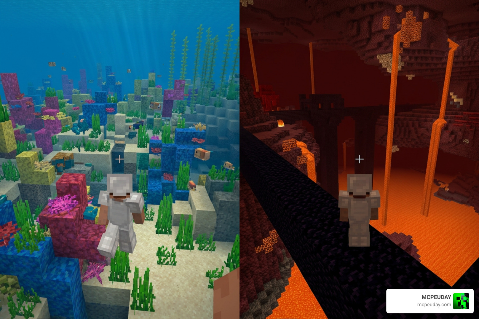 Underwater and Nether sightlines without fog