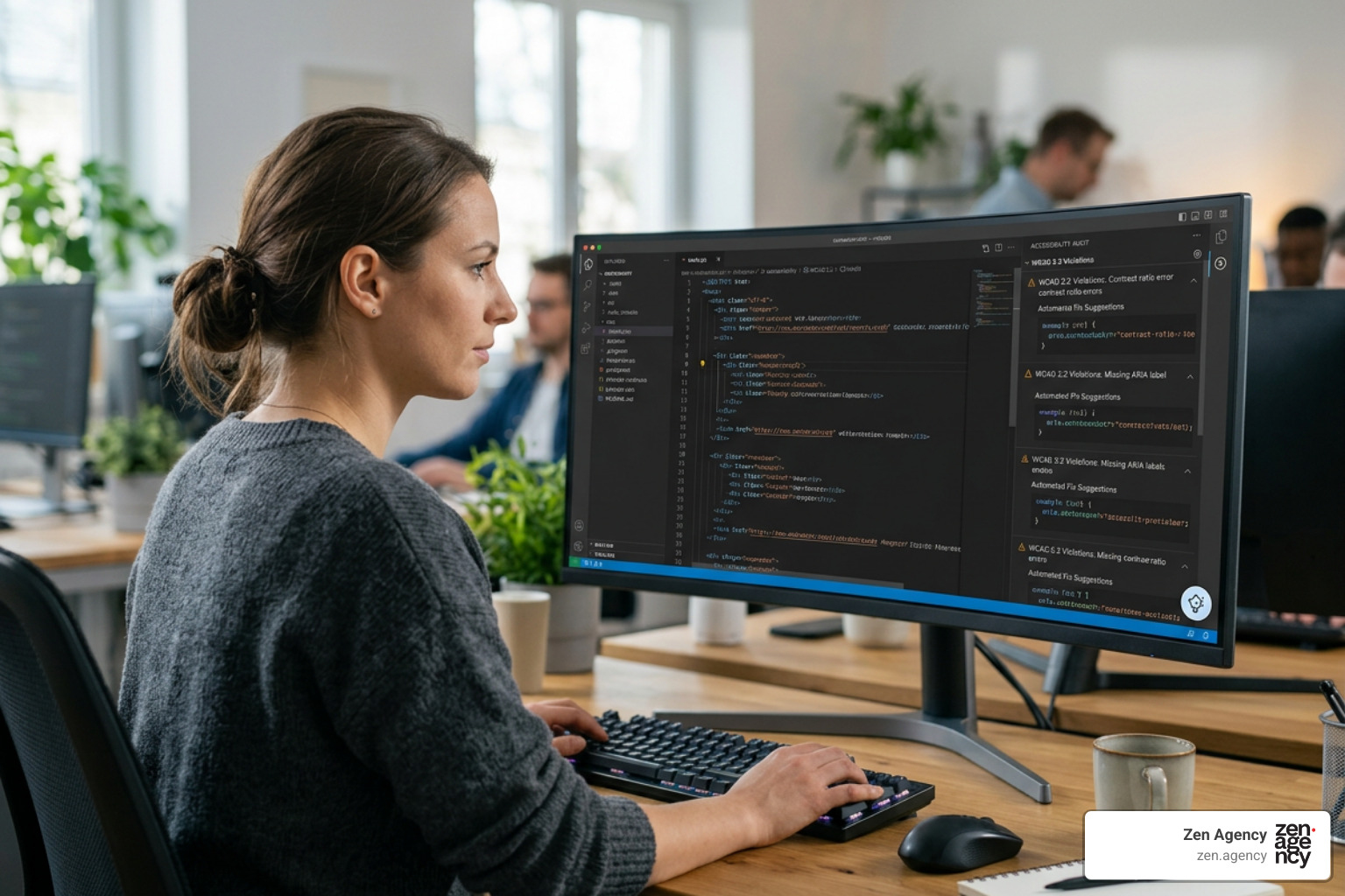AI accessibility audit agent analyzing UI code and generating automated WCAG 2.2 remediation fixes AI accessibility audit agent analyzing UI code and generating automated WCAG 2.2 remediation fixes