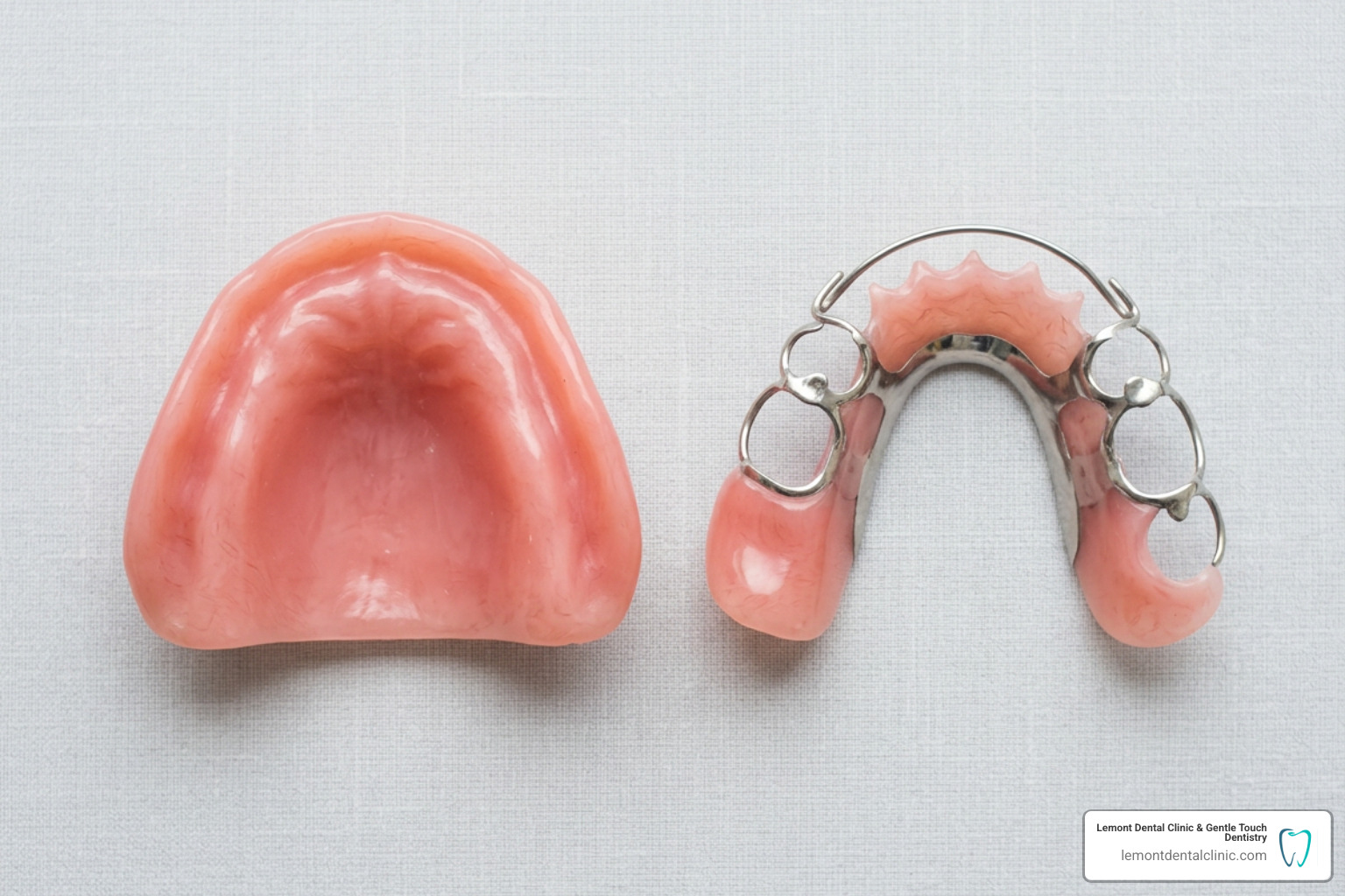 removable partial and complete denture bases