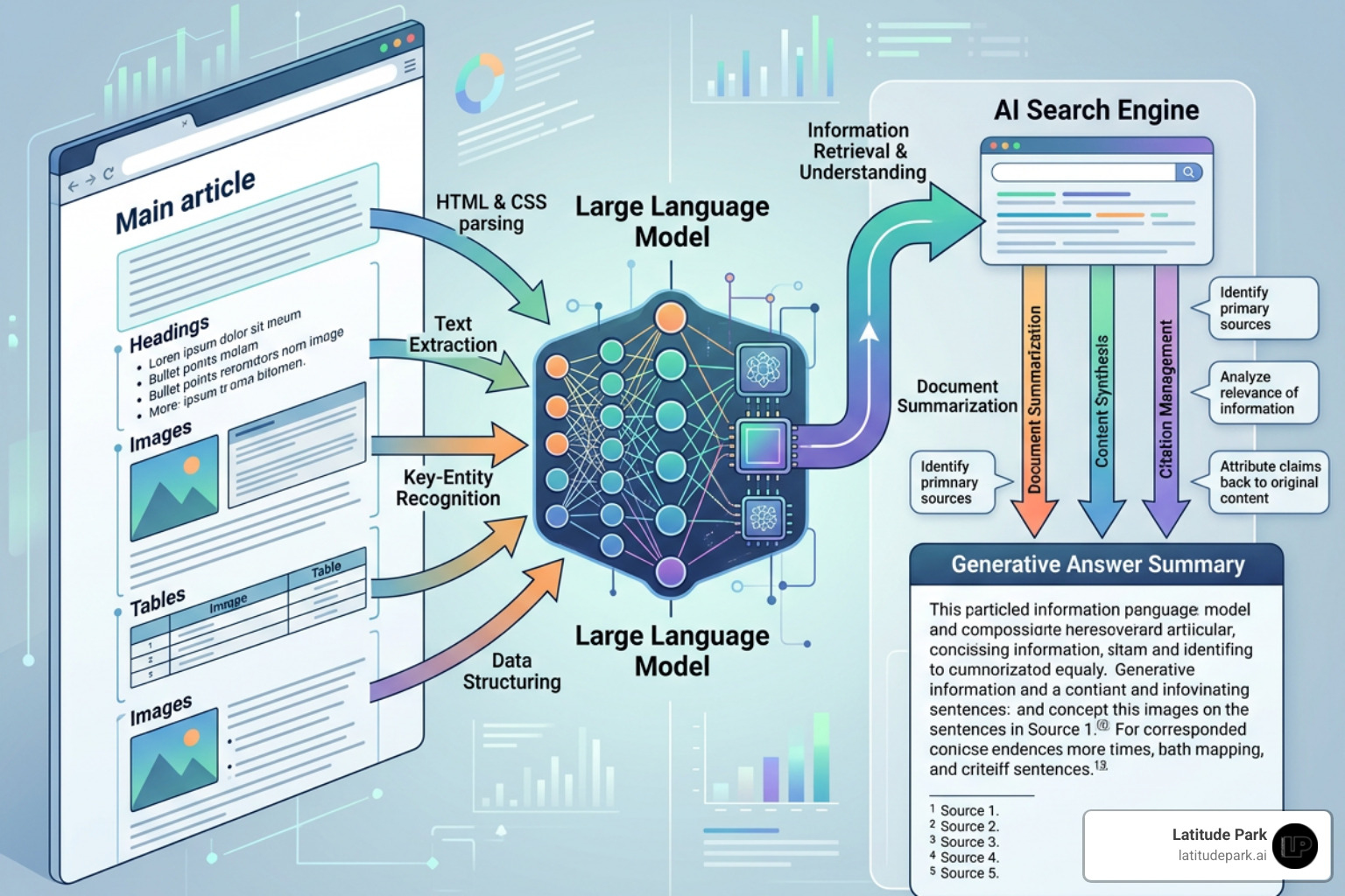 AI answer extraction and generative search citation process AI answer extraction and generative search citation process