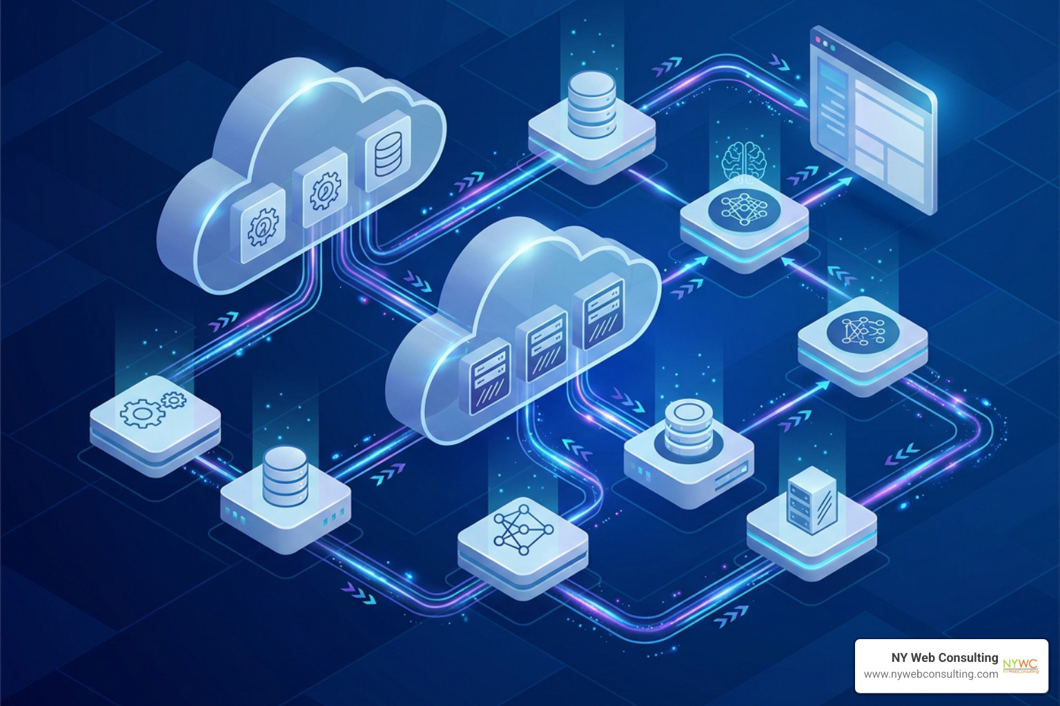 Serverless architecture and AI engine integration powering modern web applications Serverless architecture and AI engine integration powering modern web applications