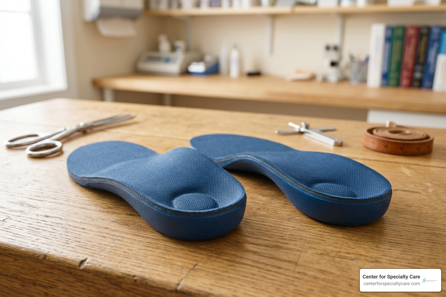 medical grade orthotic insoles with deep heel cup