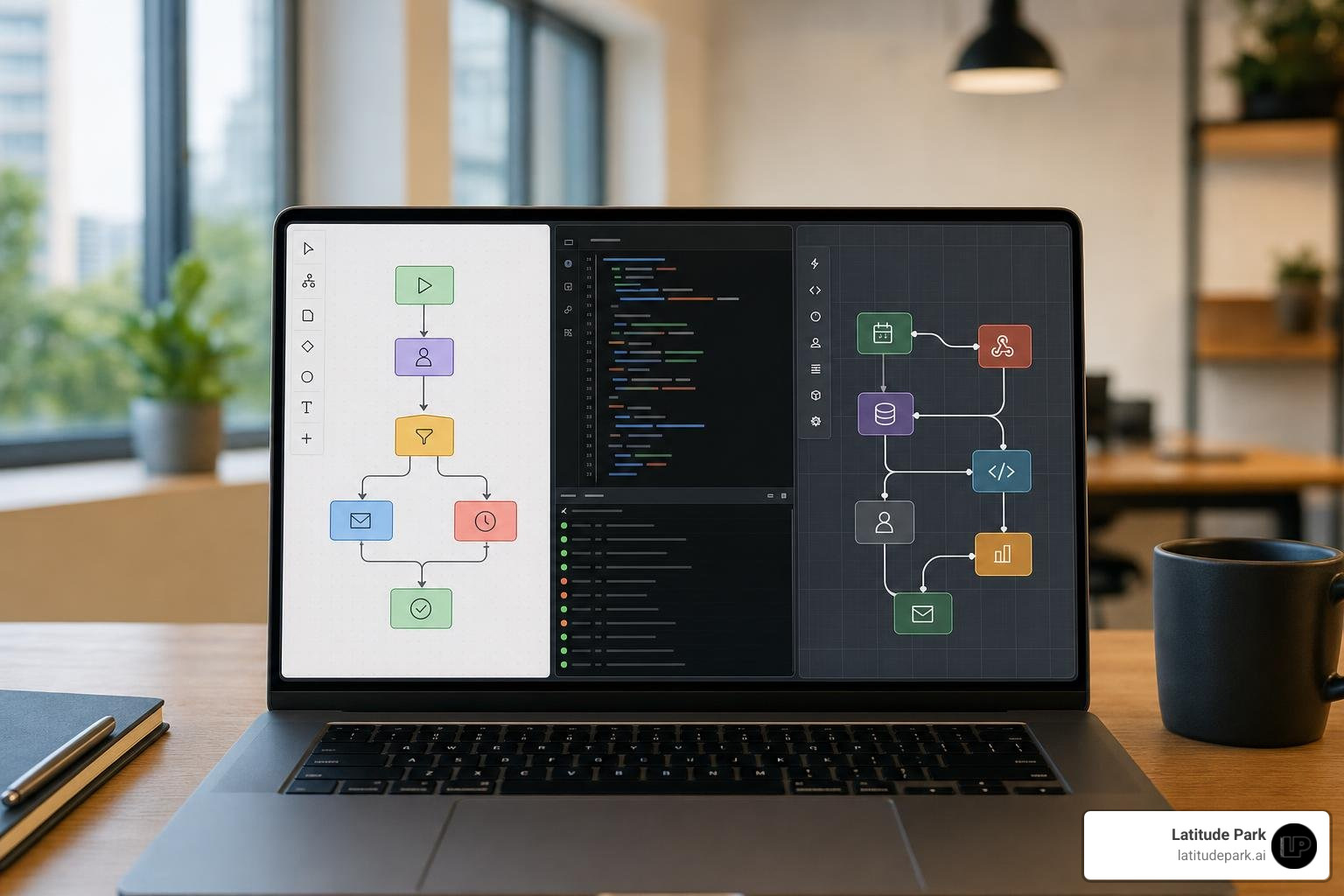 Comparison of visual workflow builders, script orchestrators, and event-driven node interfaces