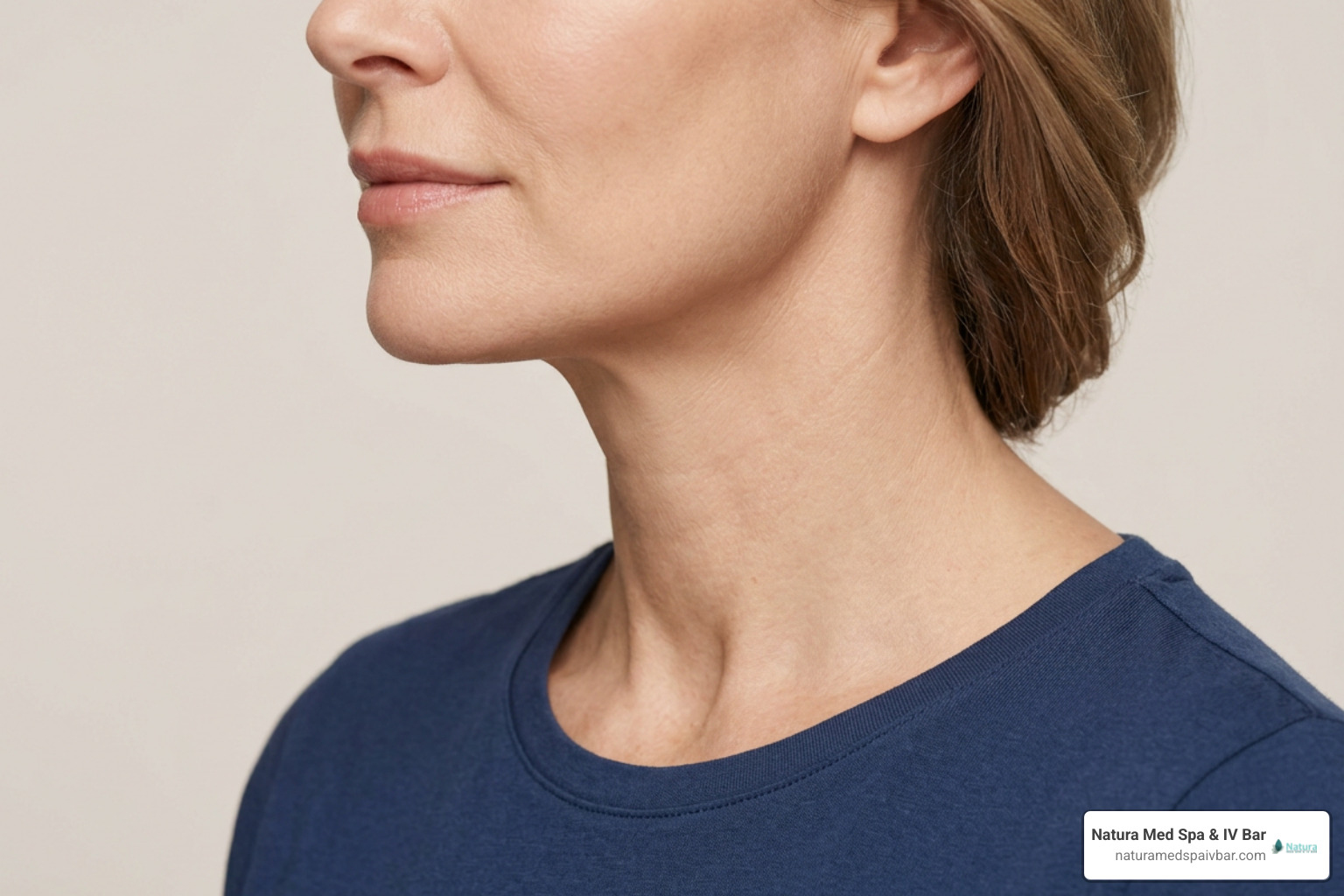 Smooth, firm, and youthful neck profile following plasma tightening Smooth, firm, and youthful neck profile following plasma tightening