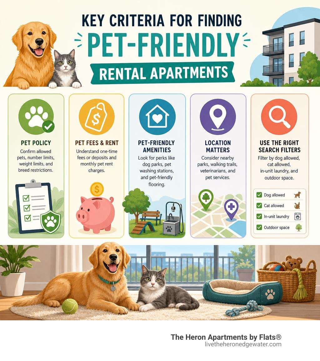 Key criteria for finding pet-friendly rental apartments infographic infographic Key criteria for finding pet-friendly rental apartments infographic infographic