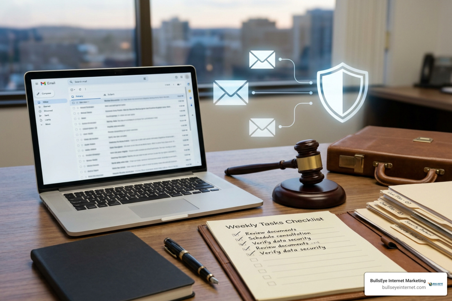 Legal email marketing compliance checklist covering CAN-SPAM, state bar rules, and privacy controls