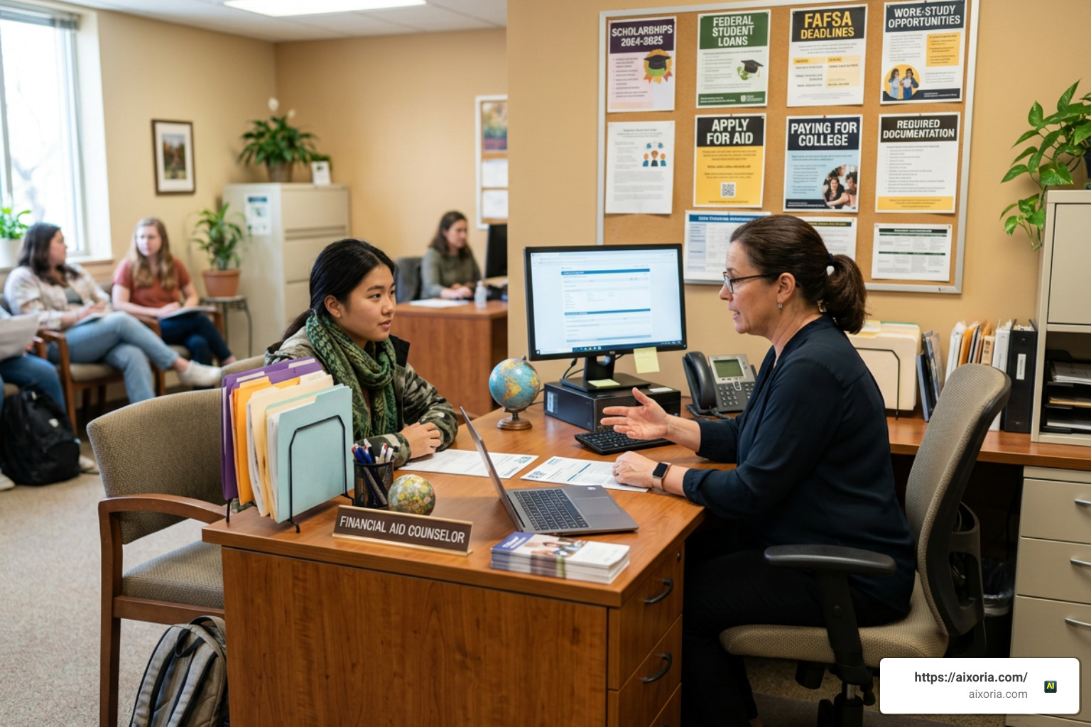 university financial aid office