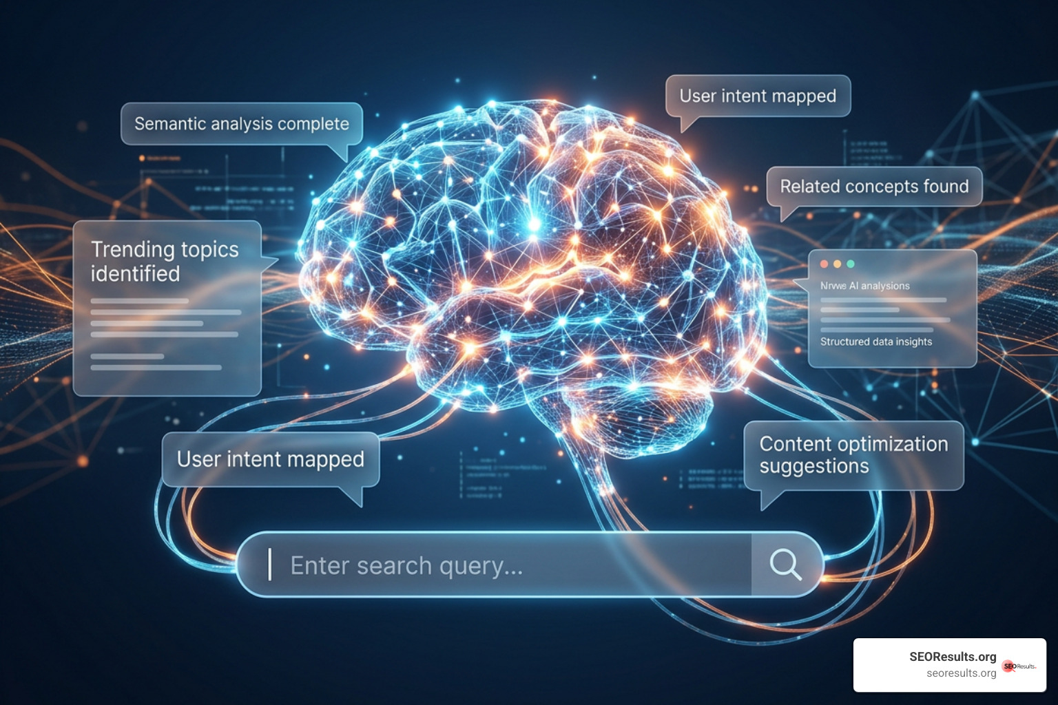 AI search retrieval graph illustrating generative AI recommendations AI search retrieval graph illustrating generative AI recommendations