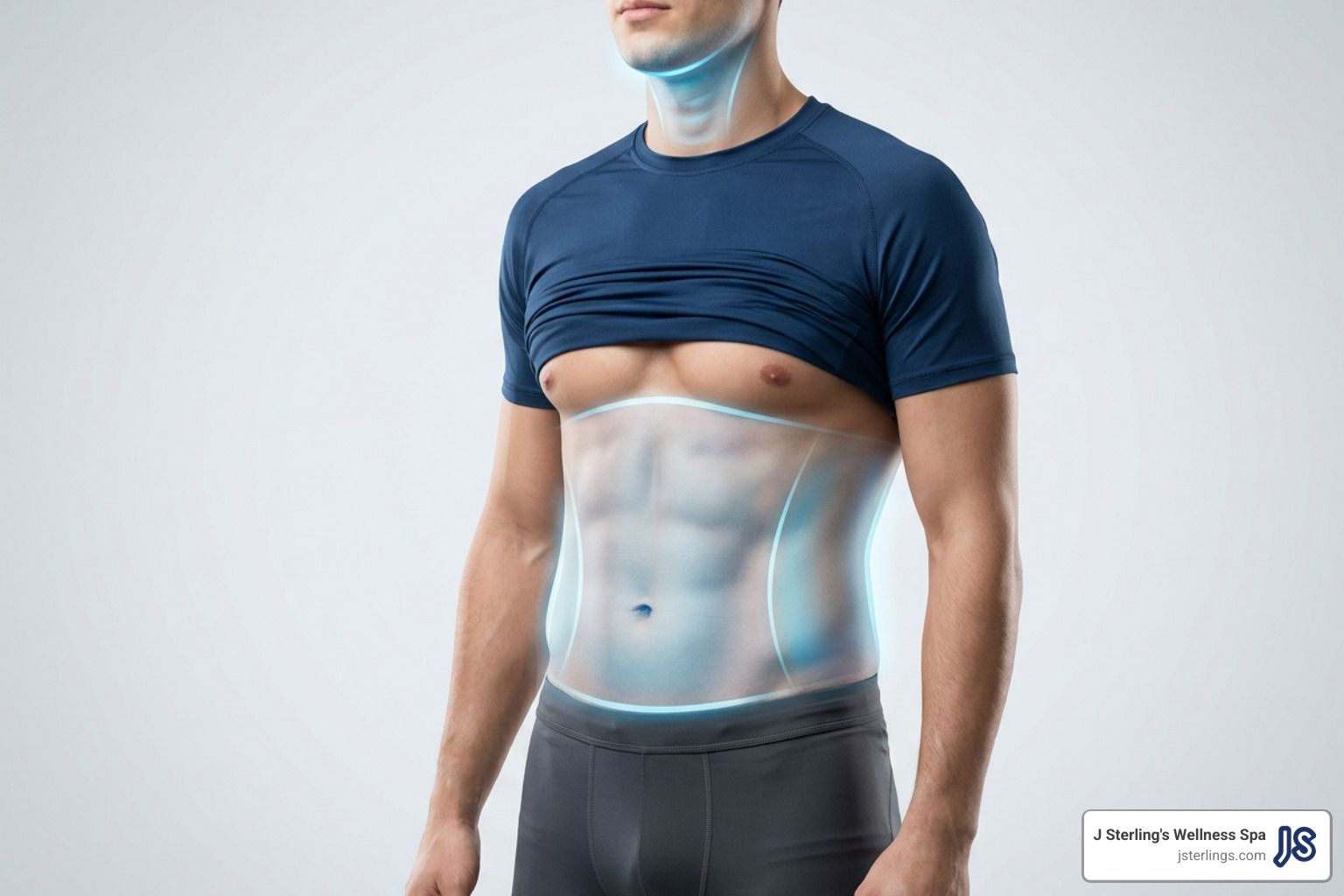 Targeted body contouring zones for CoolSculpting including abdomen, flanks, and submental chin Targeted body contouring zones for CoolSculpting including abdomen, flanks, and submental chin