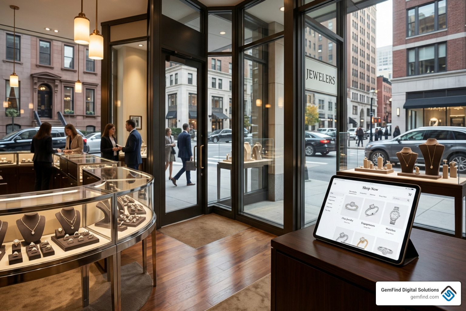 Jewelry digital marketing agency luxury storefront ecommerce