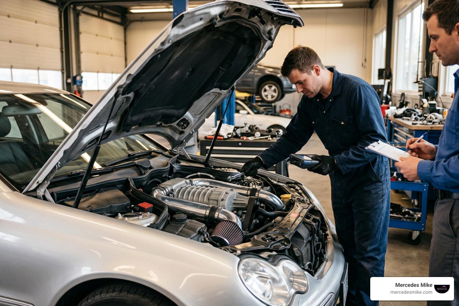 Mercedes ECU bench flashing and bench remapping equipment